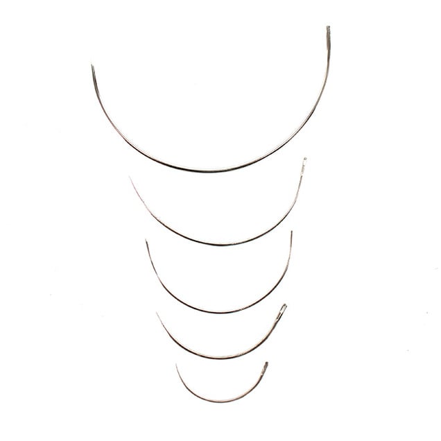 HAND SEWING NEEDLE CURVED