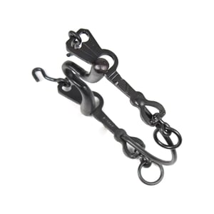 BOCADO VAQUERO FIJO-CURVO CUELLO GANSO PAVONADO