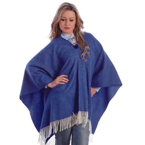 PONCHO GRAZALEMA MOD STAR (140x120 cm)