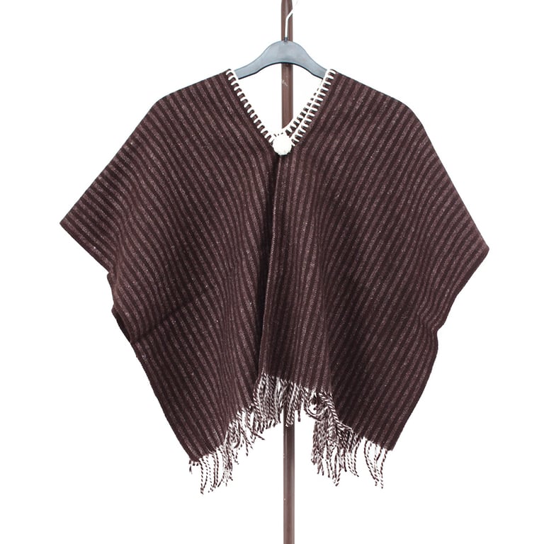 PONCHO LANA NIÑO PREMIUM (120x80 cm)