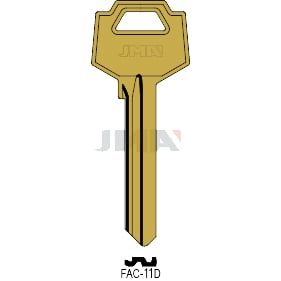 LLAVE JMA ALUMINIO (FAC-11D ORO)