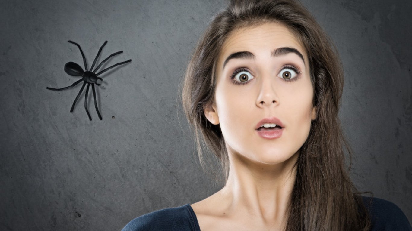 Žena a arachnofobie