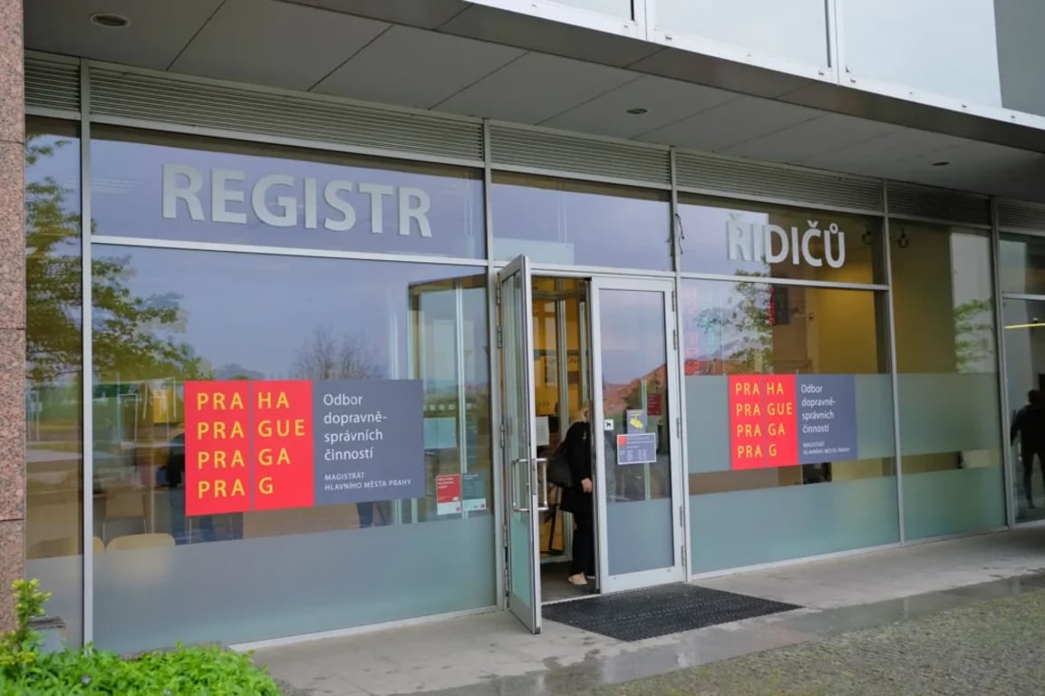 Registr řidičů v Praze