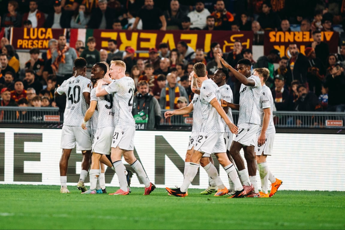Fotbalisté Plzně vyhráli v Římě nad AS 2:1 a v Evropské lize zůstali neporaženi