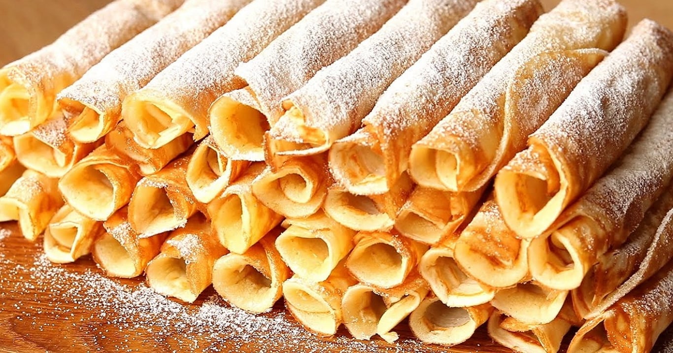 Božské trubičky, na které se těší celá rodina – starý recept po babičce. Díky tomuto těstu zůstanou krásně křupavé i několik dní