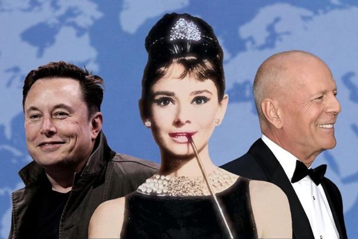 Kvíz: Víte, kde se narodili Audrey Hepburn nebo Bruce Willis? Otestujte se