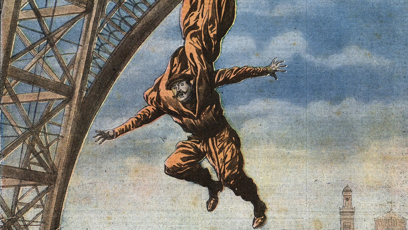 V roce 1912 se rozhodl otestovat svůj vynález skokem z Eiffelovy věže. Rodák ze Štětí tím šokoval Paříž