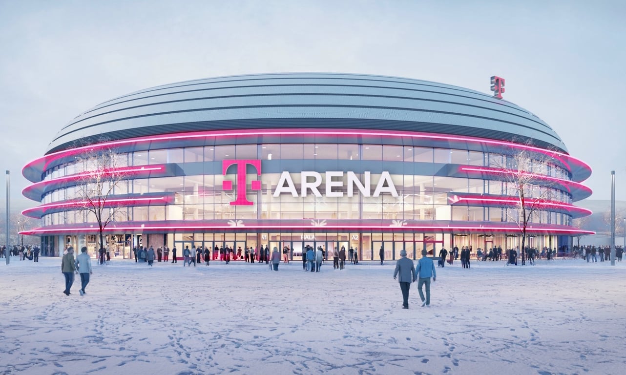 T-Mobile uzavřel smlouvu na obrandování nové multifunkční haly v Brně
