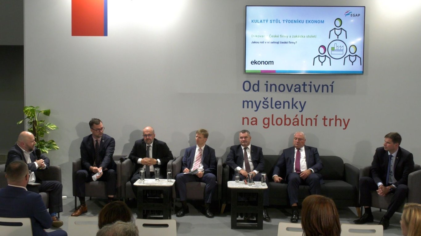 Kolik si z Dukovan ukousnou české firmy? Pomůže jim nové pojištění EGAP