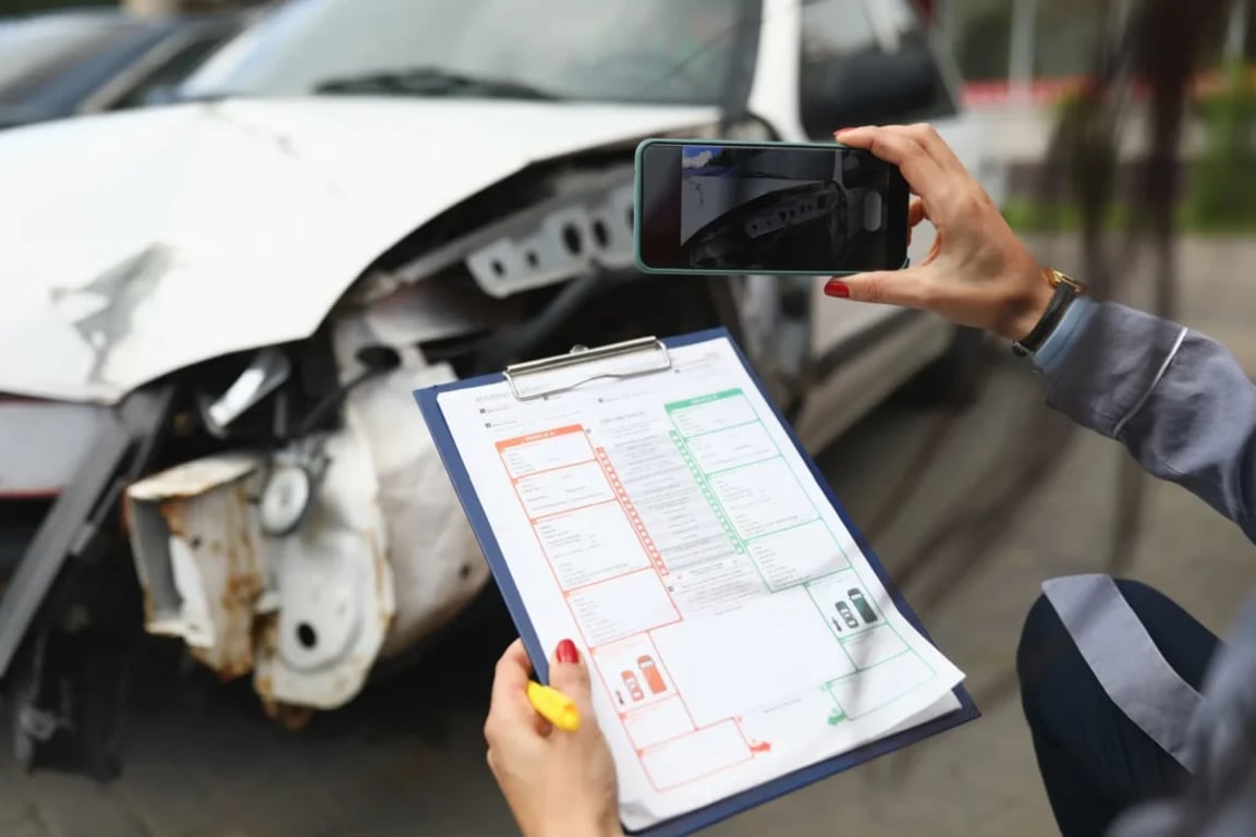 Euroformulář dopravní nehody a foto mobilem
