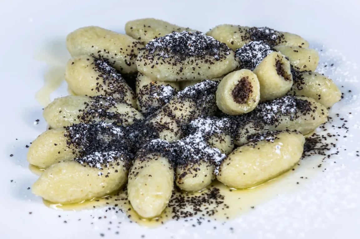 bramborové šišky s mákem