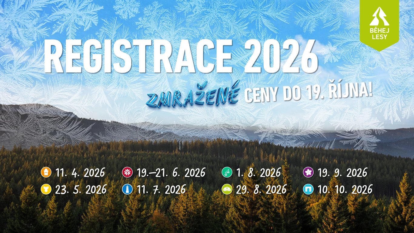 Běhej lesy spouští registrace na sezonu 2026: Novinky a loňské ceny startovného jen do 19. října