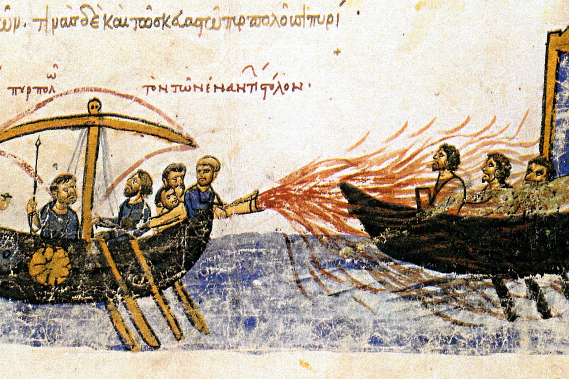 Řecký oheň byl noční můrou všech nepřátel. I po staletích zůstává jeho tajemství neodhalené