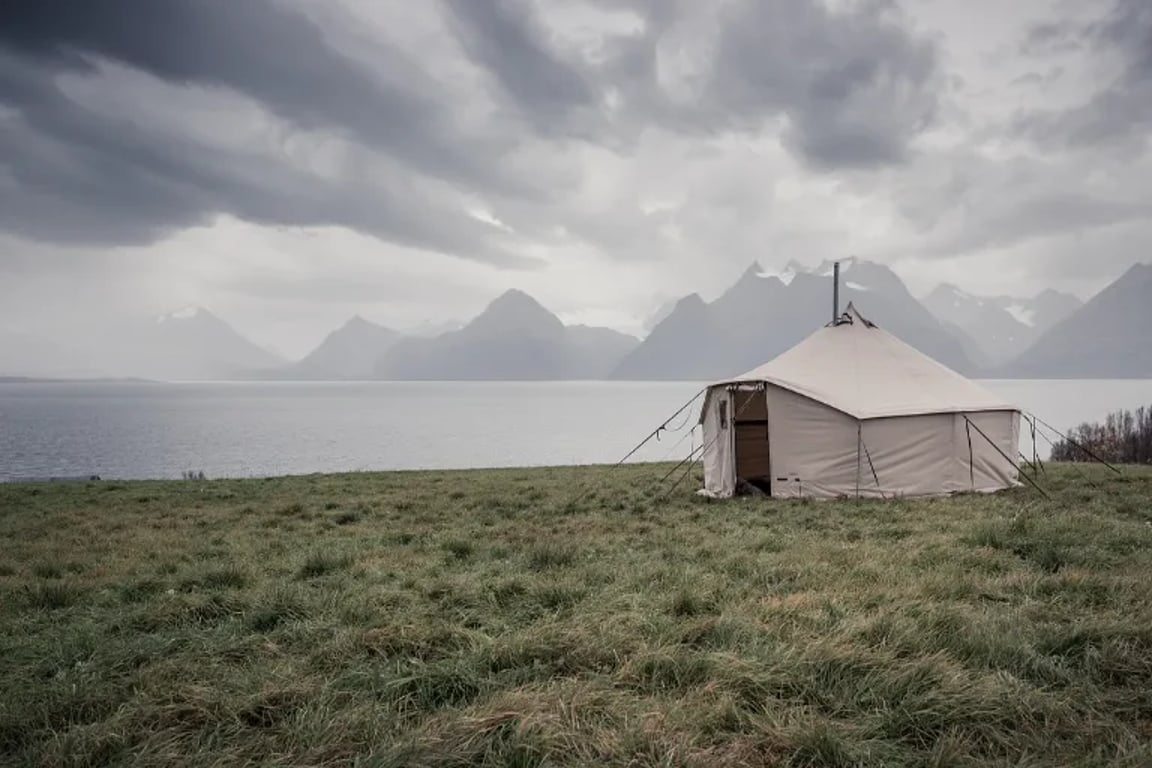 glamping se psem