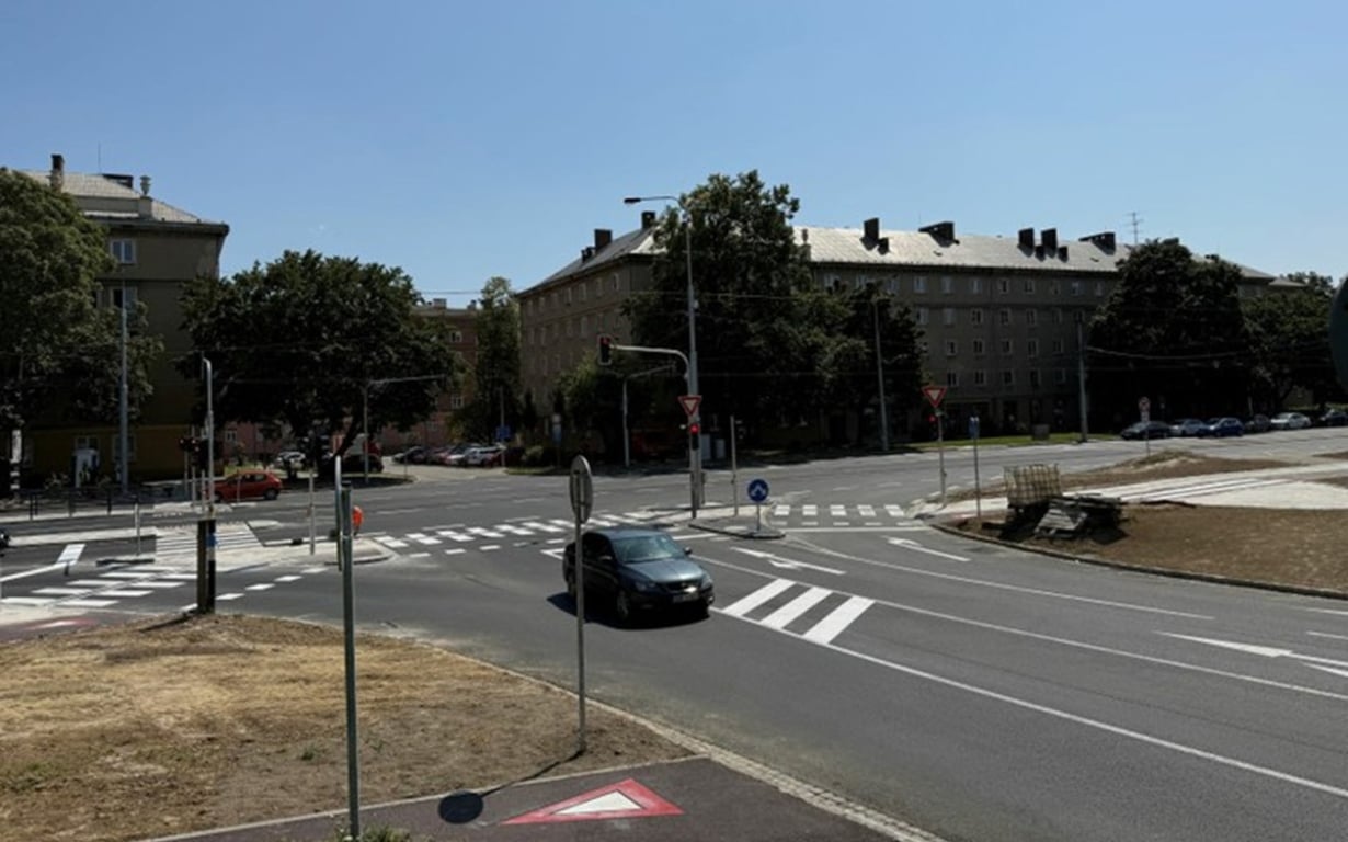Křižovatka u Fakultní nemocnice Ostrava je opět průjezdná bez omezení