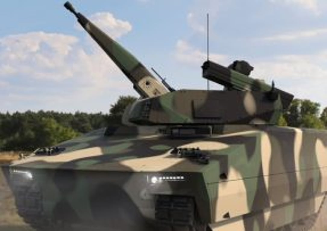 Ilustrace Skyranger 30 na vozidle KF41 Lynx