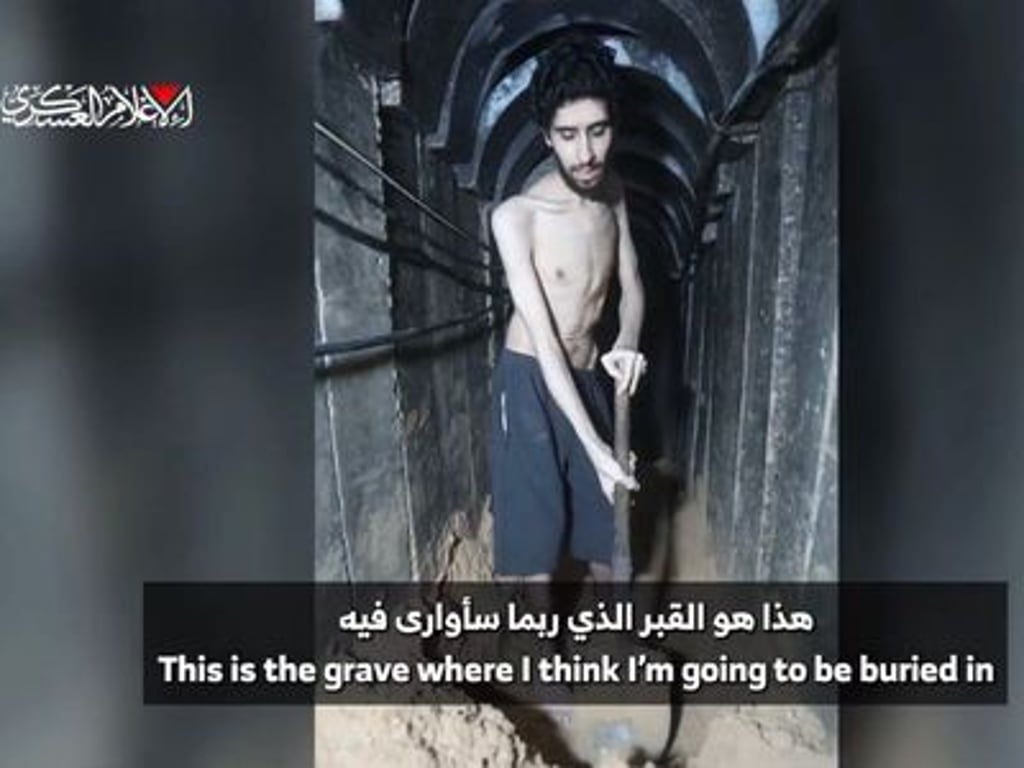 Hnutí Hamás zveřejnilo další video s uneseným izraelským rukojmím