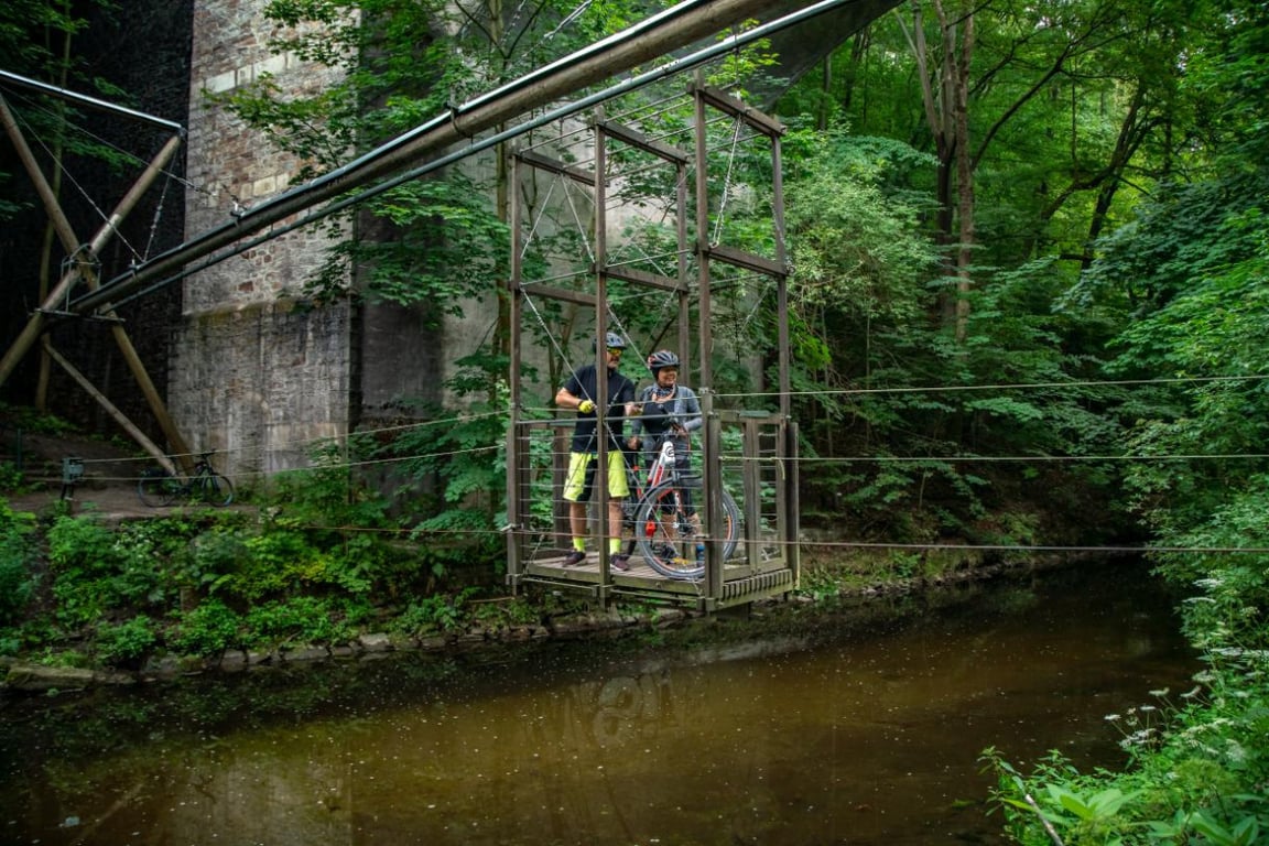 Atrakce i levnější řešení než lávka, řeku Mži překlene unikátní transbordér