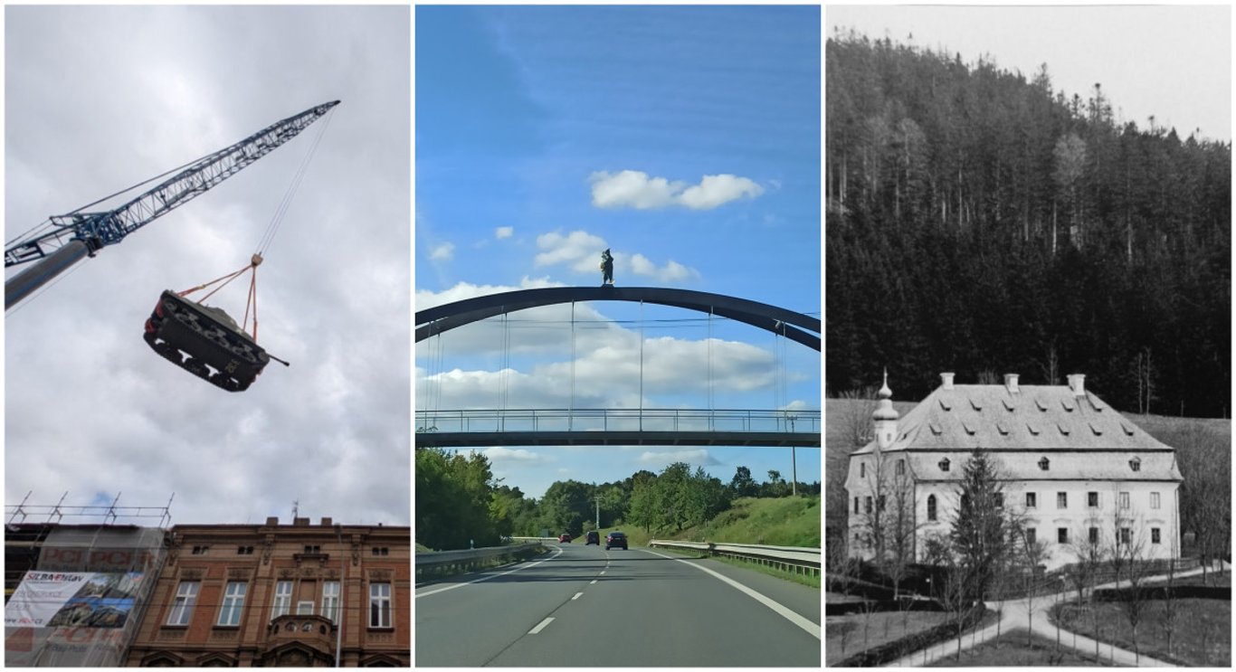 ŘÍJEN 2025: Létající tank, konec Skokana, svět Harryho Pottera i odstřel zámku