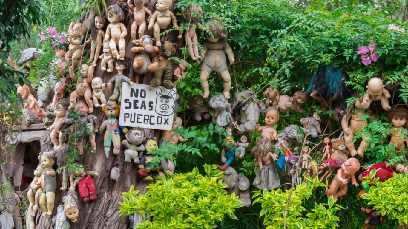 Ostrov panenek v Mexiku