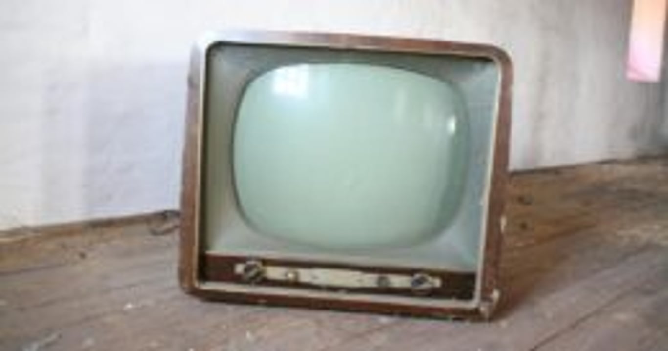 Fotografie staré televize