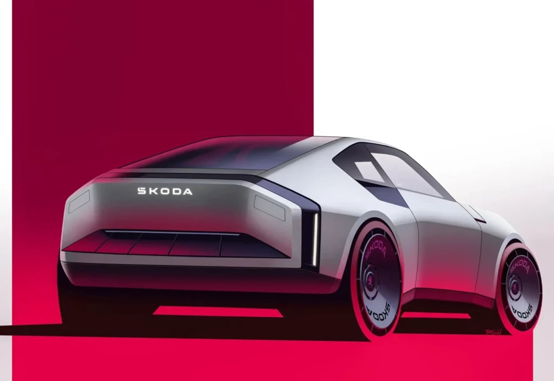Koncept Škoda 110 R coupé svými křivkami ohromí. 