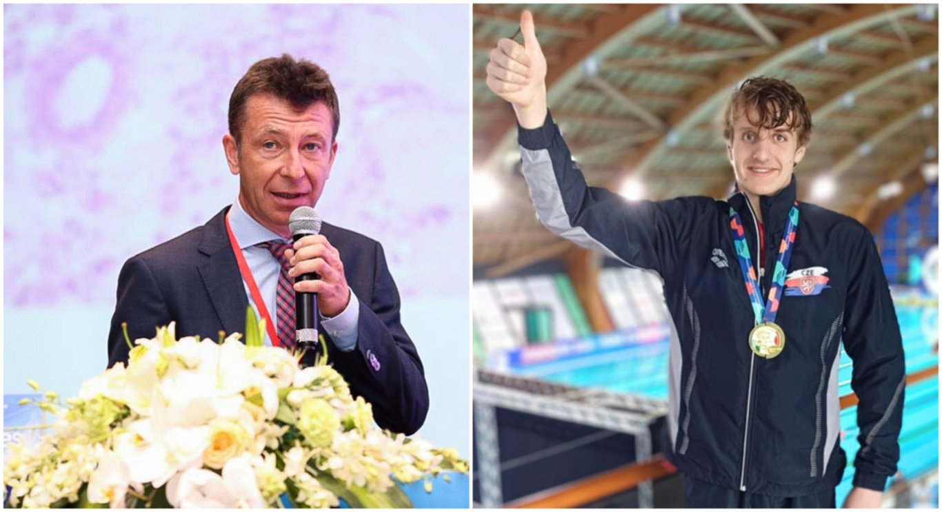 Prezident ocenil medailí světově proslulého plzeňského vědce in memoriam a nevidomého plavce