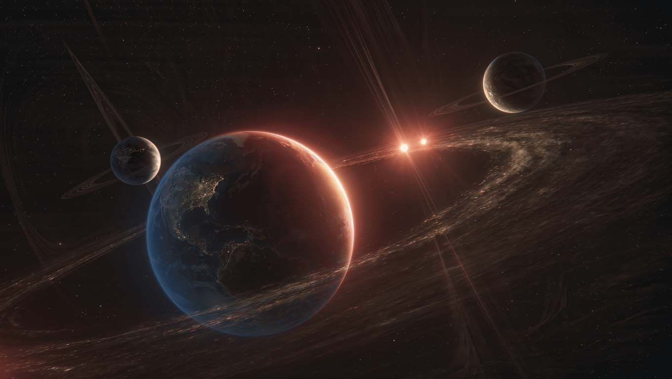 Tři tělesa, dvě slunce, jeden vesmírný paradox: astronomové našli systém, který připomíná legendární problém tří těles