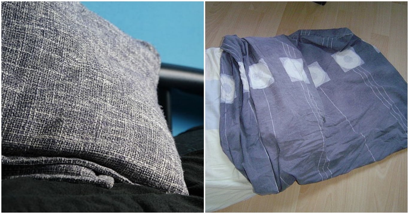 Ze starého povlaku vytvořila během chvilky nový kousek do domácnosti. Geniální nápad, který by vás nenapadl