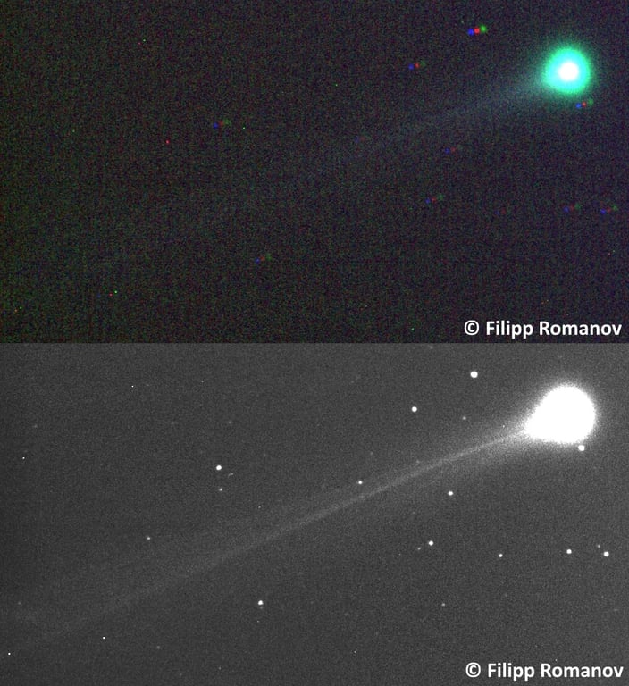 Nový nebeský návštěvník. Kometu s ohonem přes půl oblohy potvrdil český astronom