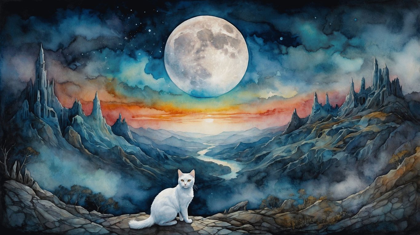 Pohádka o bílé kočce, čajové růži a zlatém klobouku