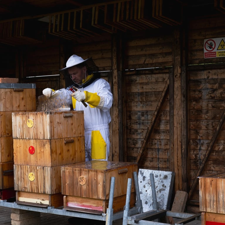 Včely na ruzyňském letišti produkují o polovinu medu než dříve