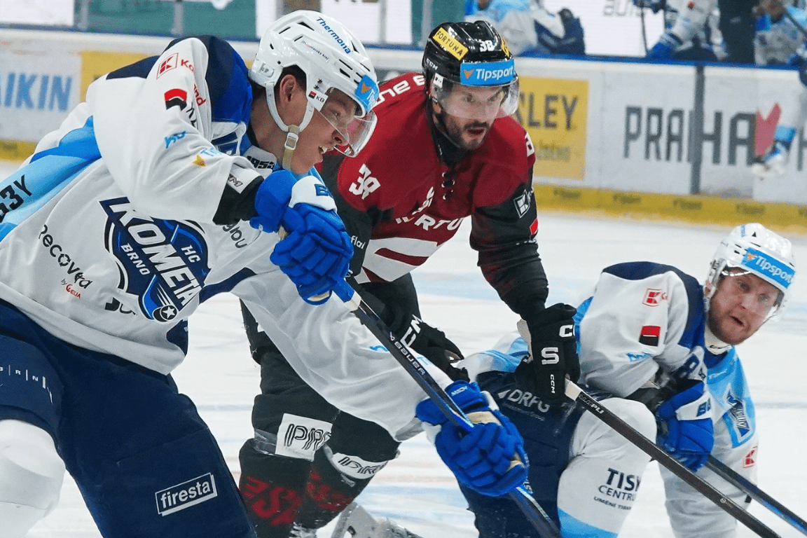 Hokejisté Brna nestačili na Spartu, Kometa prohrála 1:4