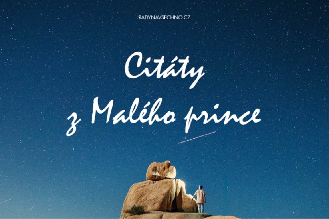 Vše co je krásné, je očima neviditelné: Citáty z Malého prince