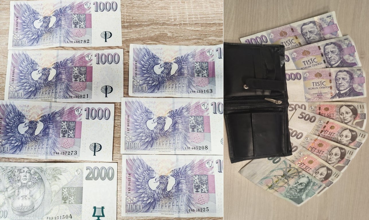 Poctiví nálezci odevzdali hned dvě ztracené peněženky plné peněz