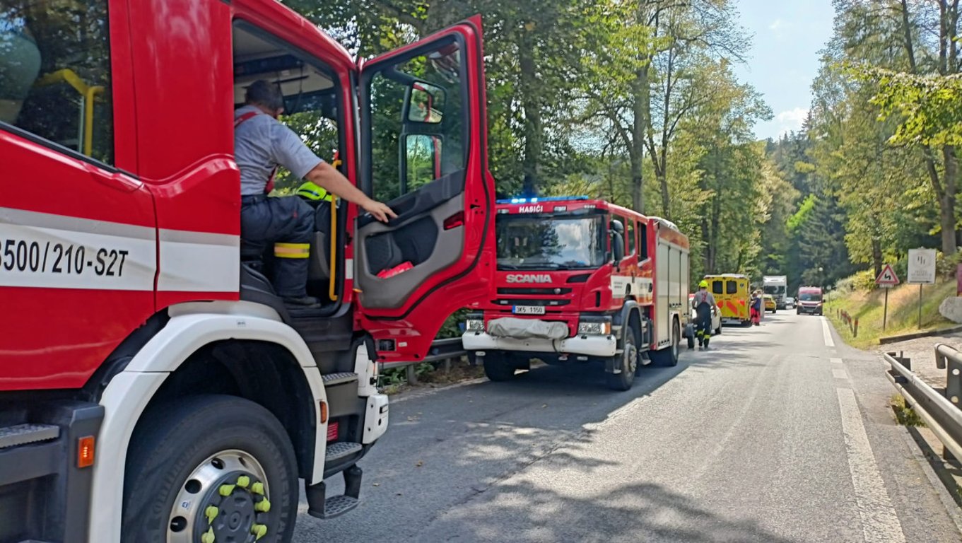 U Aše zemřel řidič po nárazu do stromu, zřejmě měl zdravotní problémy