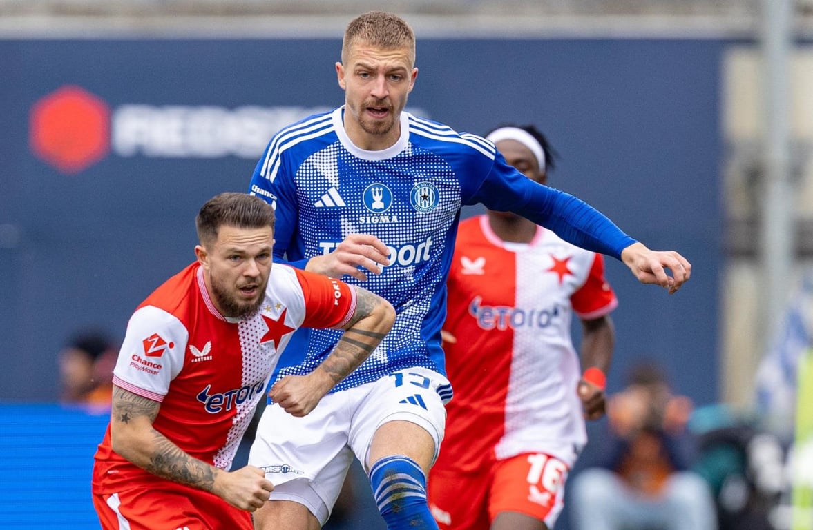 Fotbalisté Slavie remizovali v Olomouci 0:0 a potřetí za sebou v lize nevyhráli