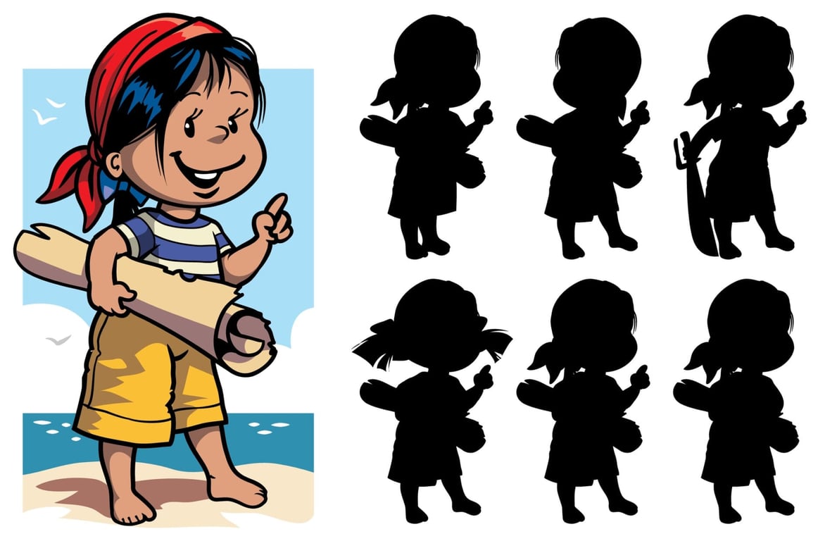 Vyberte správný stín.