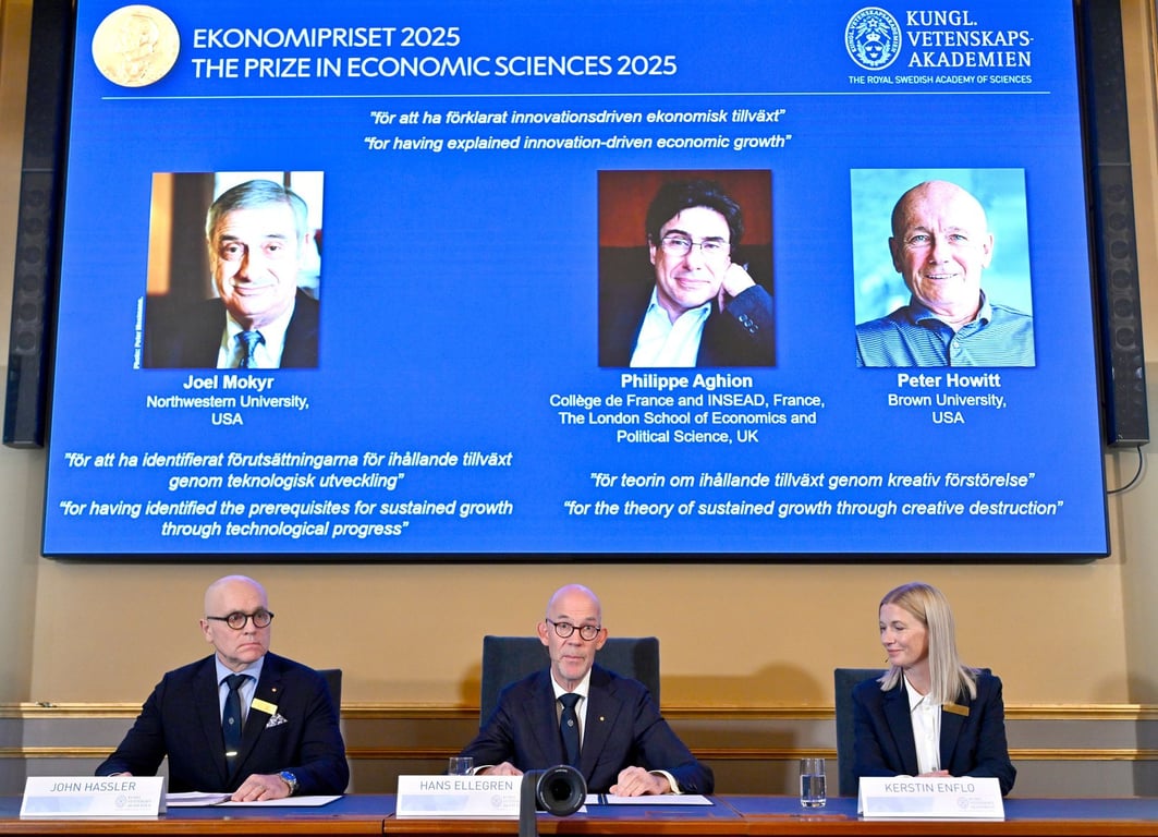 Nobelovu cenu za ekonomii získali tři vědci. Zkoumají vliv inovací na ekonomiku