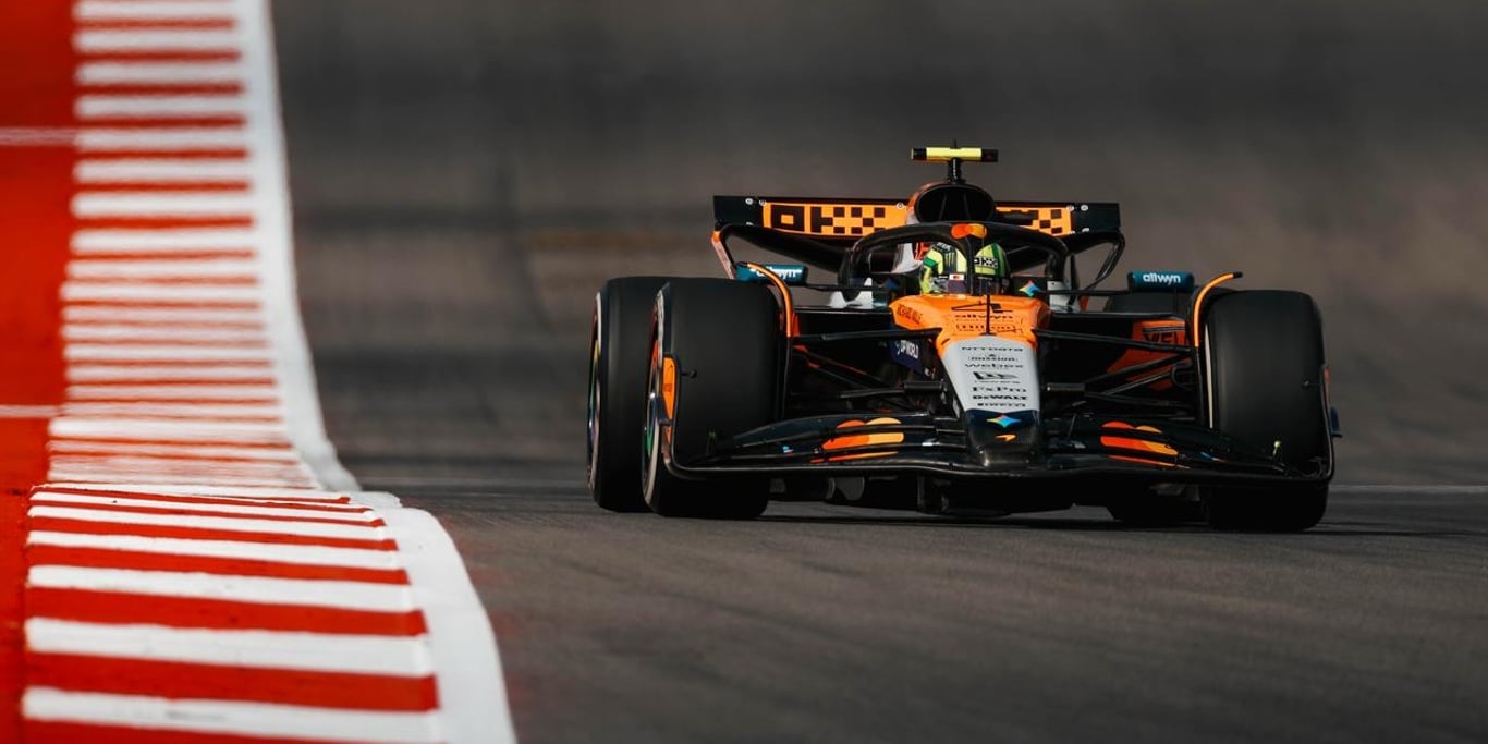 Výsledky FP1 VC USA: Norris první, Hülkenberg druhý