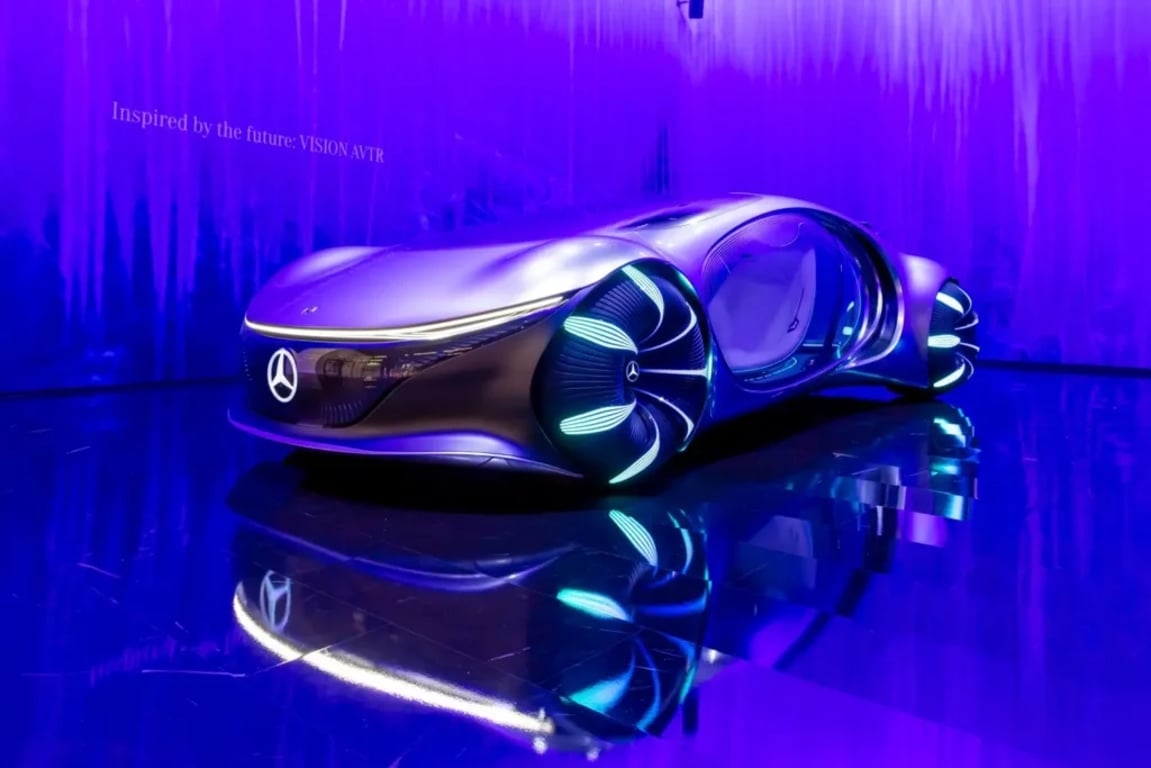 Mercedes představil vůz budoucnosti inspirovaný sci-fi Avatar: Takto mají vypadat všechna auta do 20 let