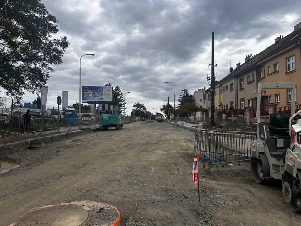 Rekonstrukce ulice v Praze
