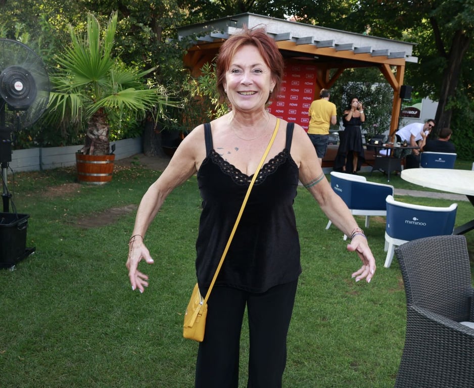 Ilona Svobodová na party k zahájení 20. sezóny seriálu Ulice