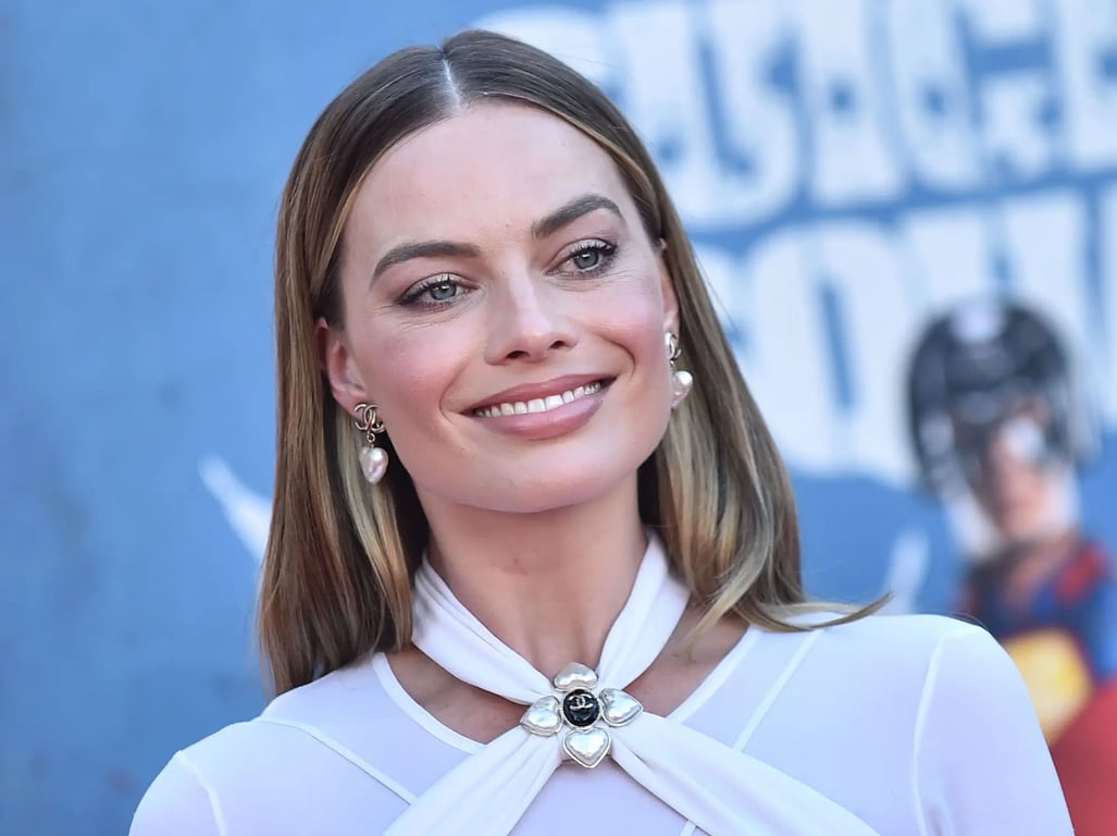 Margot Robbie na premiéře filmu „Sebevražedný oddíl“.
