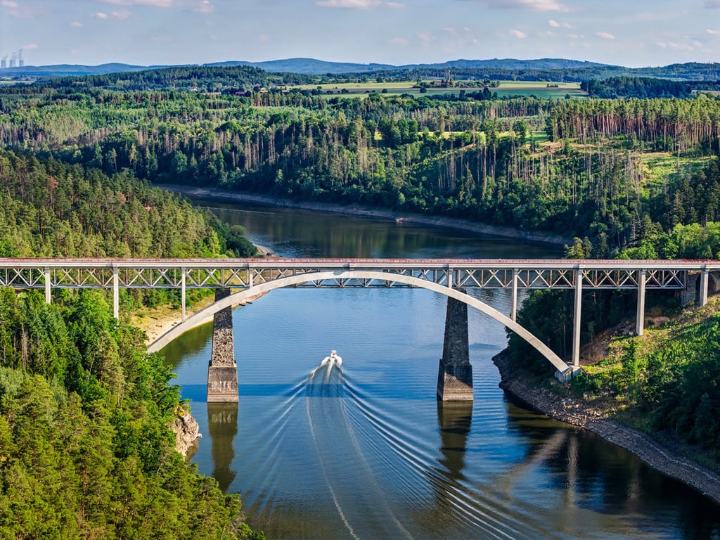 Železniční most u Červené nad Vltavou získal hlavní cenu Inženýrské komory