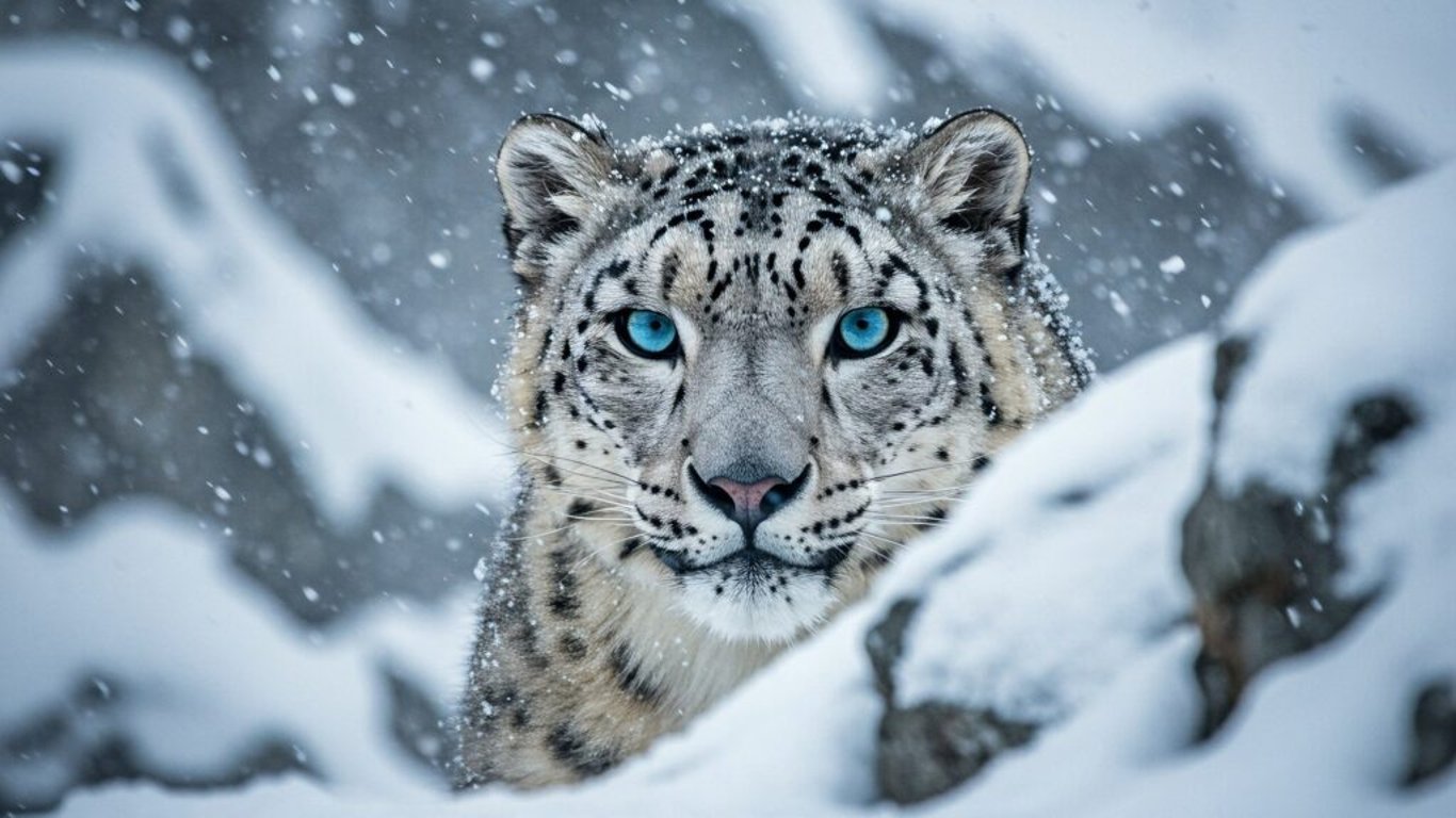 Založení dne leoparda sněžného