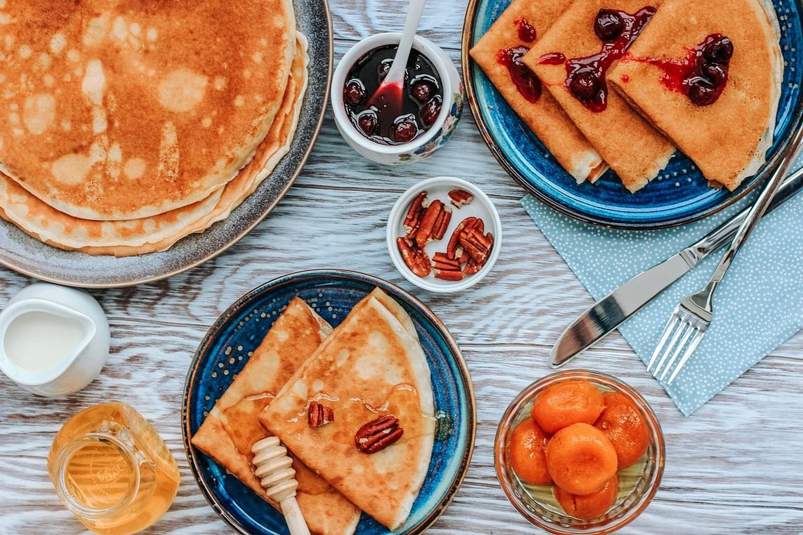 palačinky, PET láhev, těsto, jednoduchý trik, smažení bez nepořádku