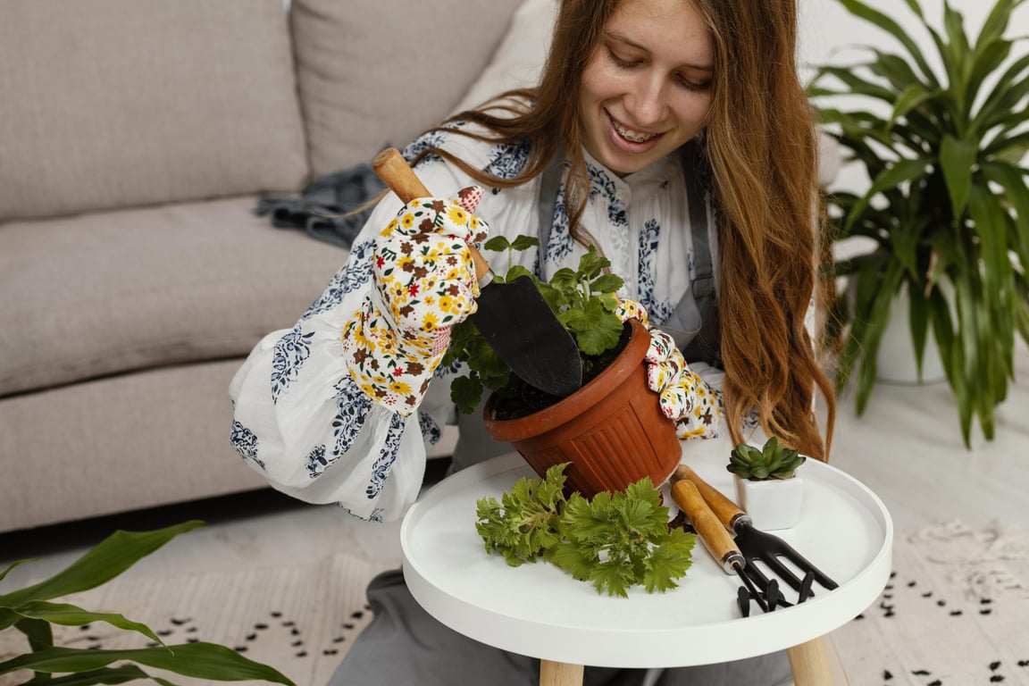 Tohle přijdete do květináčů ještě před začátkem zimy. Rostlina pak bez problémů přežije chladné měsíce