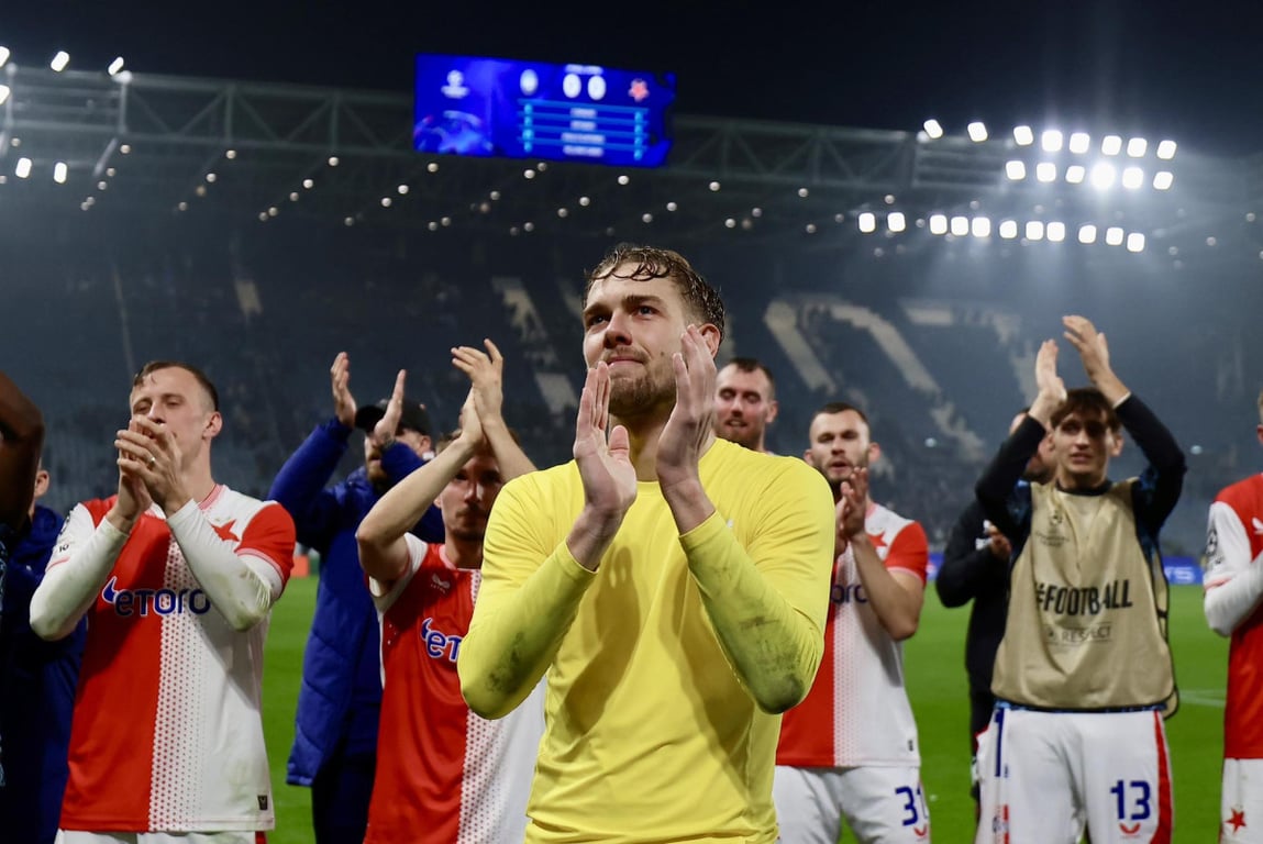 Největší zápas, co jsem kdy hrál. Brankář Slavie Markovič debutoval v LM s nulou