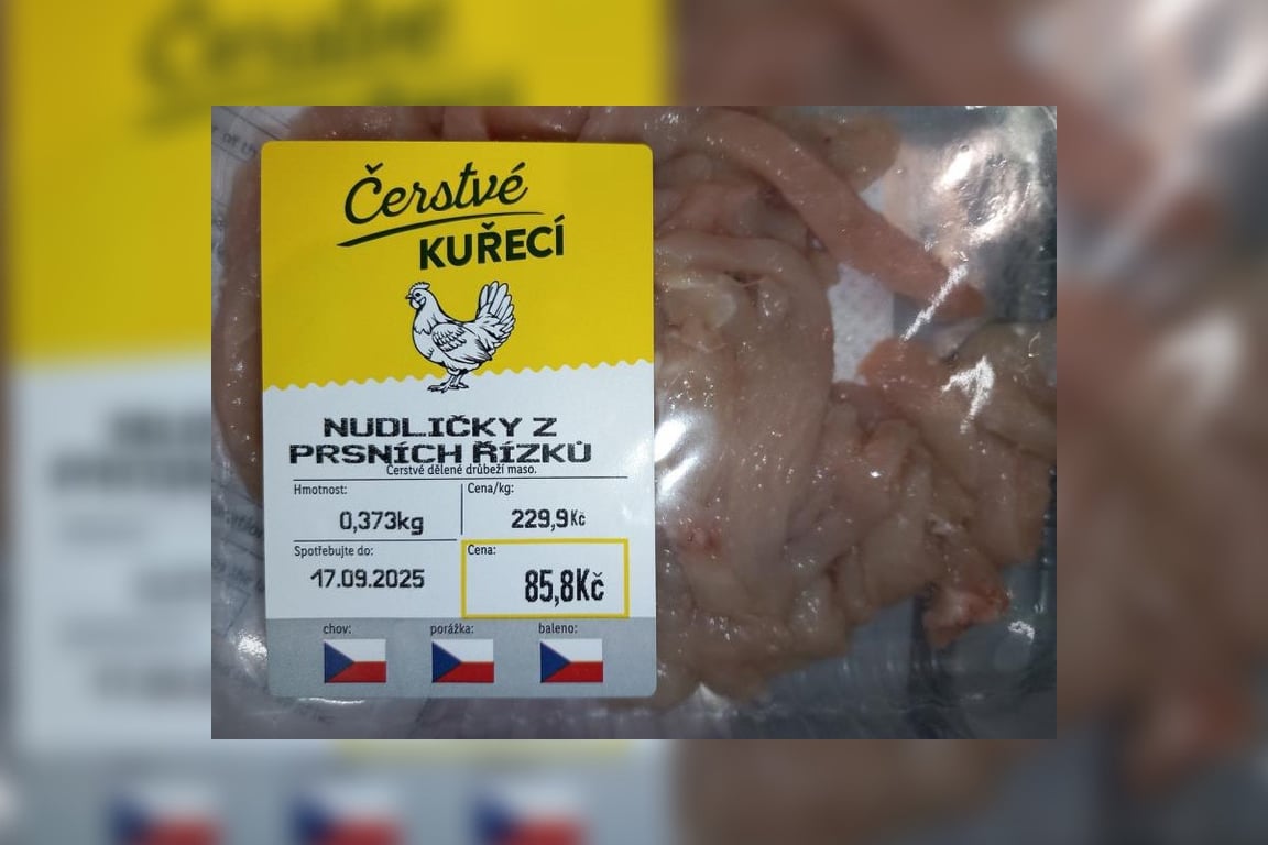 Čerstvé jen na obalu. V pražském Lidlu prodávali zkažené vodňanské kuřecí